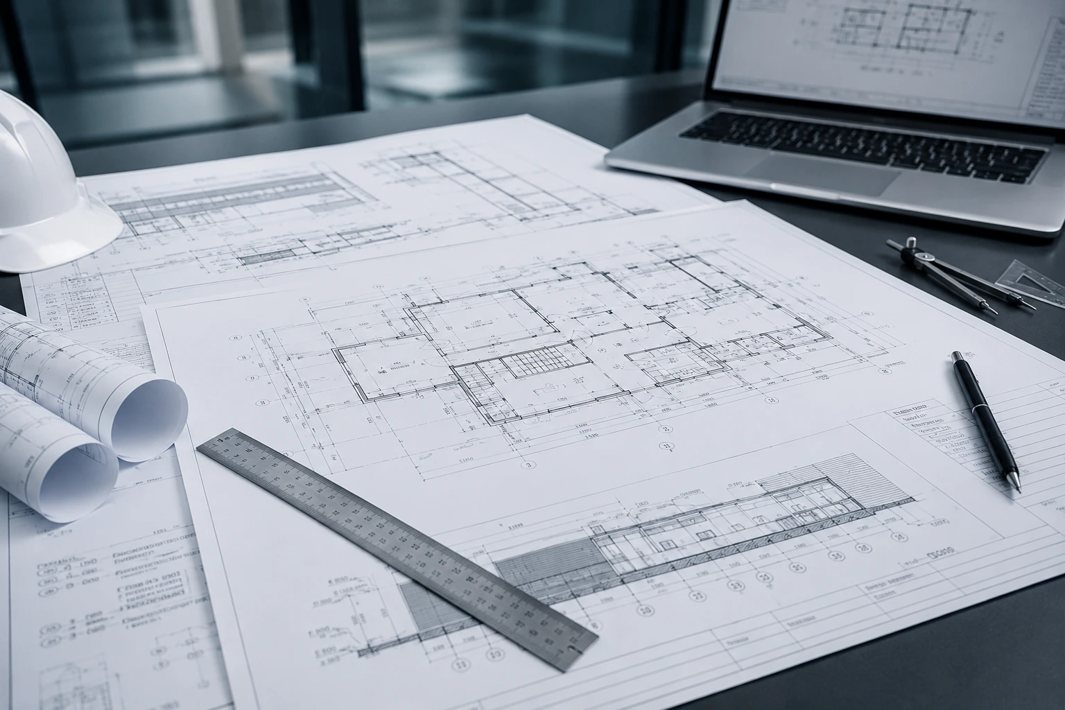 Technical vector layouts