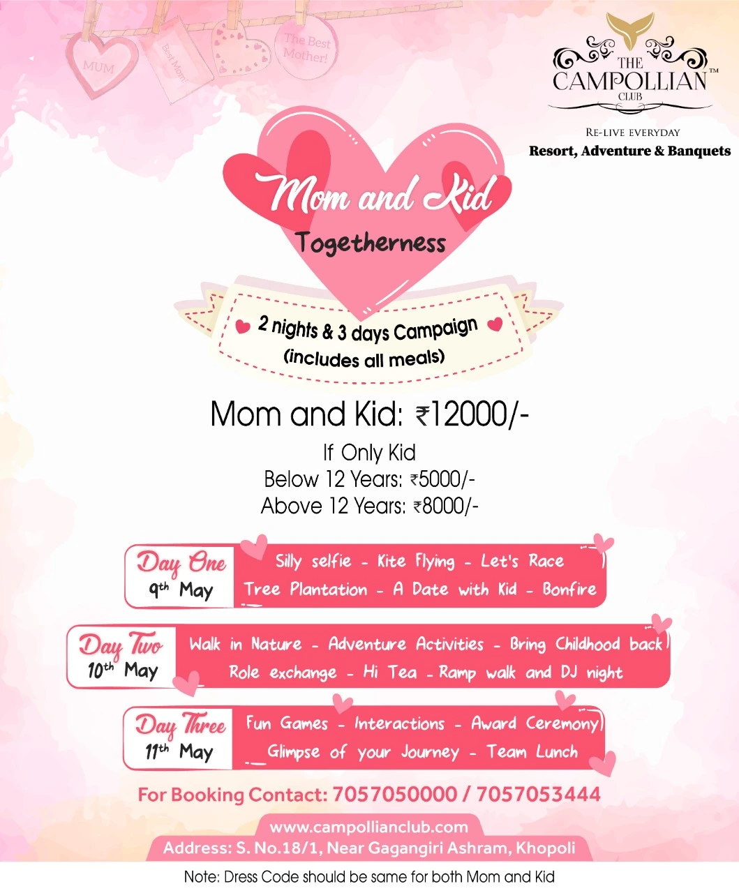 Campollian Mom & Kid Event Poster